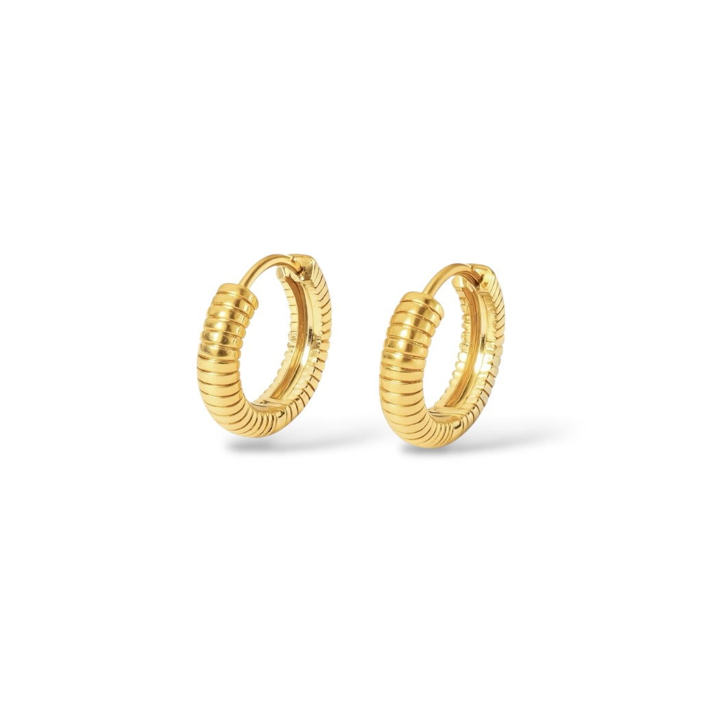 Boucles d’oreilles Huggies or - Acier inoxydable