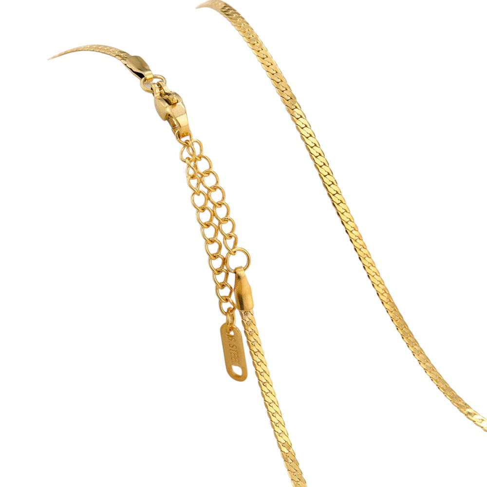 Chaîne Solène or - Acier inoxydable