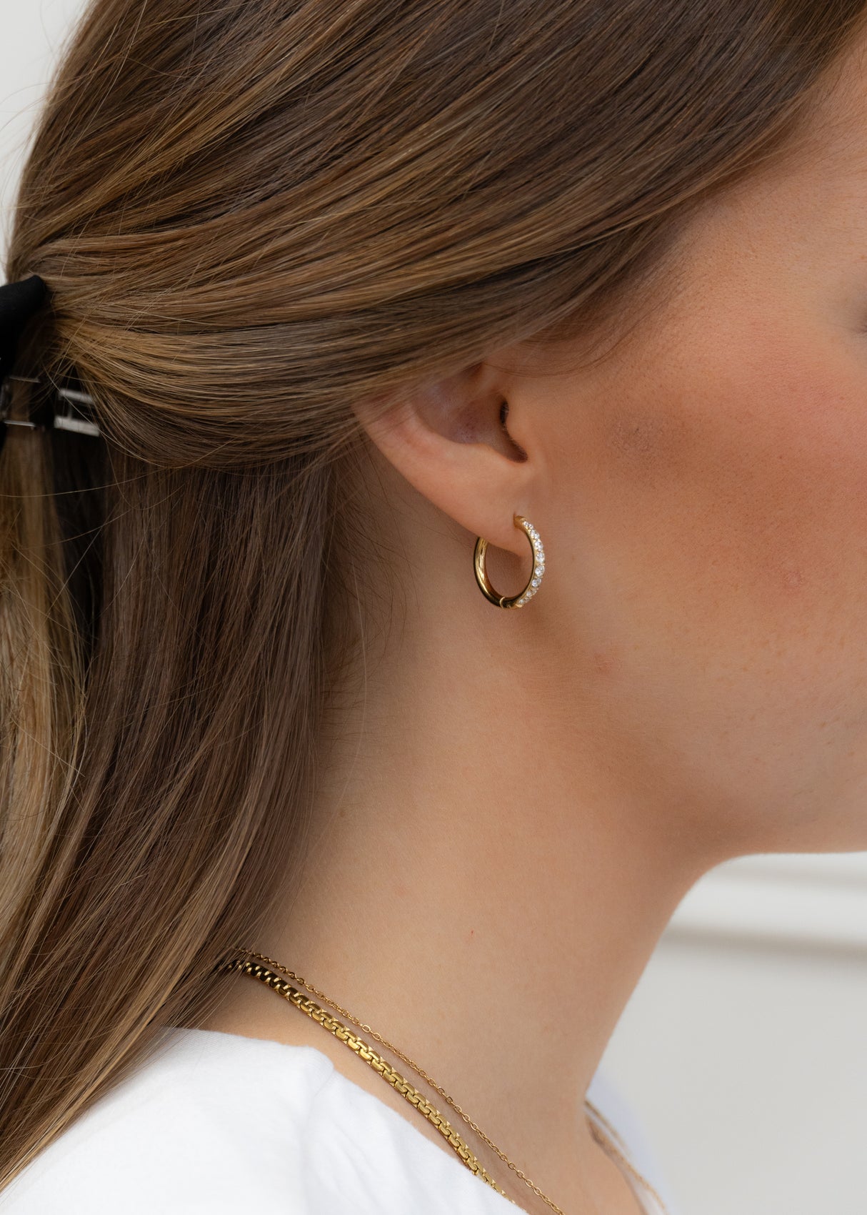 Anneaux semi éternité 2.0 argent 12 et 14mm - Acier inoxydable