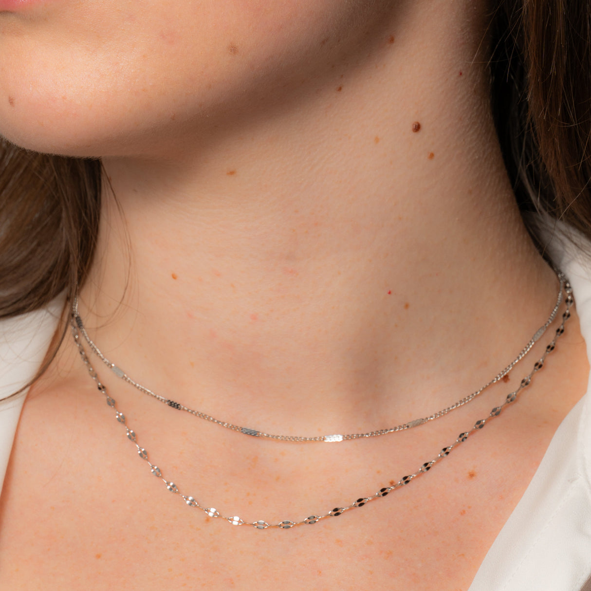 Chaîne Délicate et Minimaliste argent - Acier inoxydable