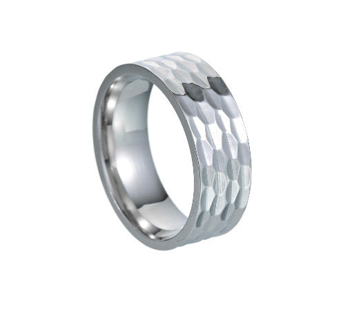 Bague Nova argent - Acier inoxydable