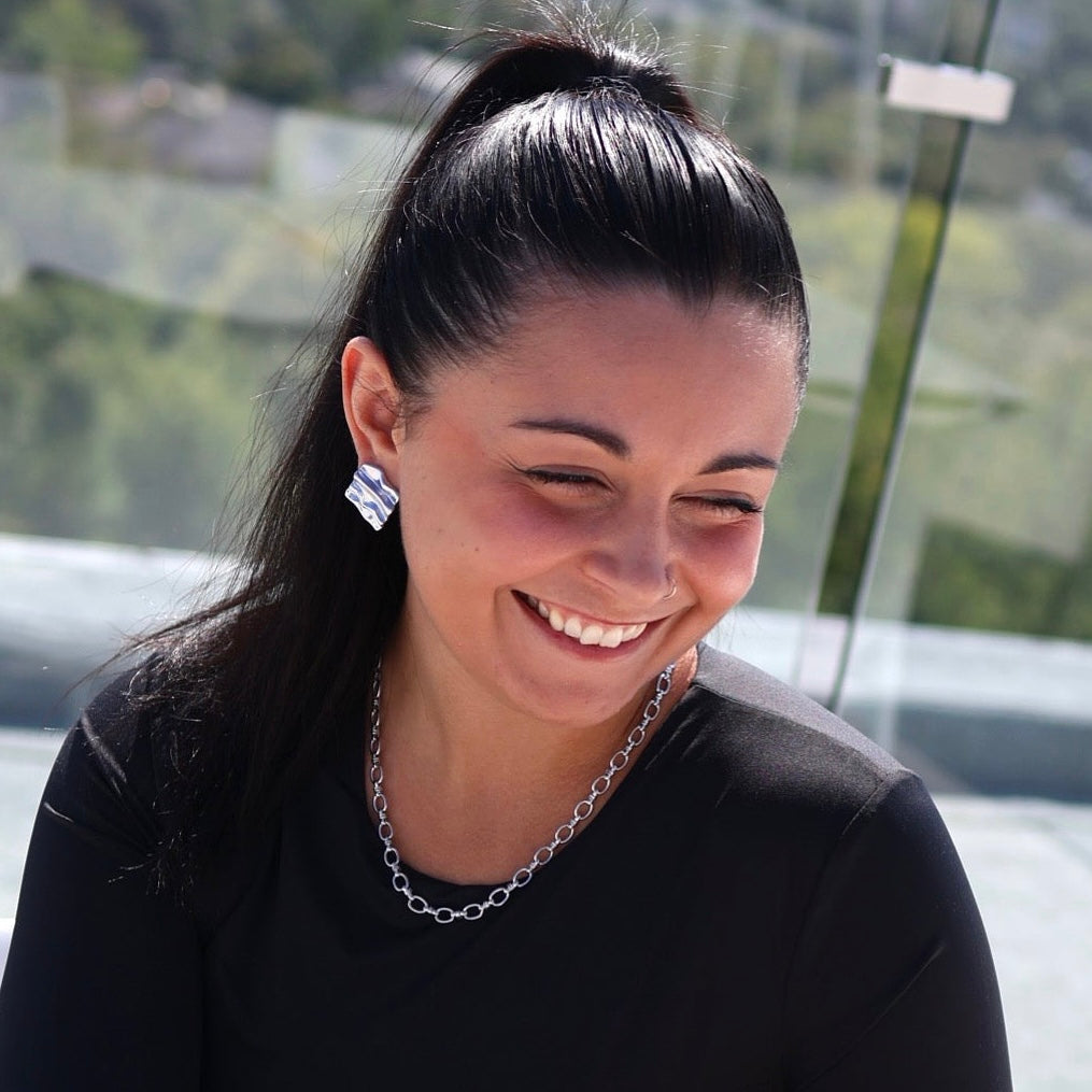 Boucles d’oreilles Topaz argent - Acier inoxydable