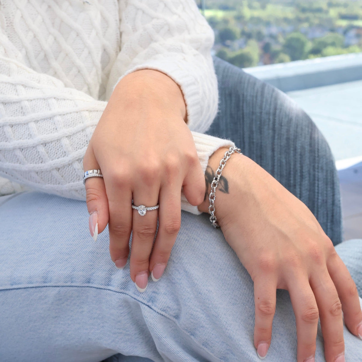 Bague Élixir argent - Acier inoxydable