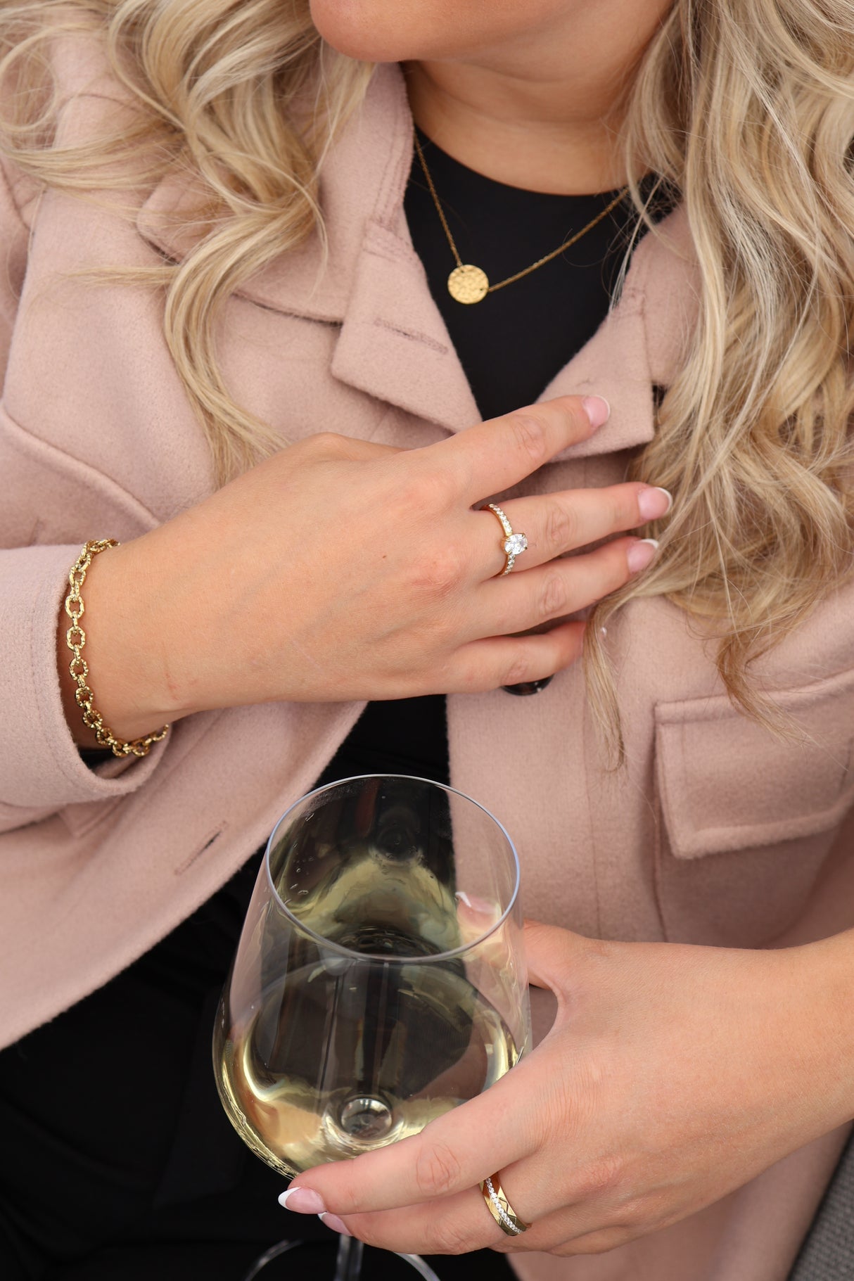 Collier Ambre argent - Acier inoxydable