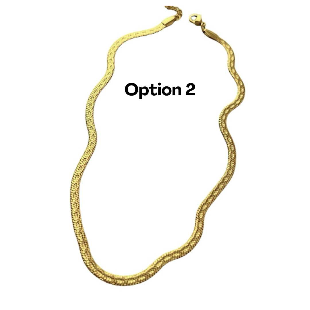 Chaîne Serpent 2.0 or - Acier inoxydable