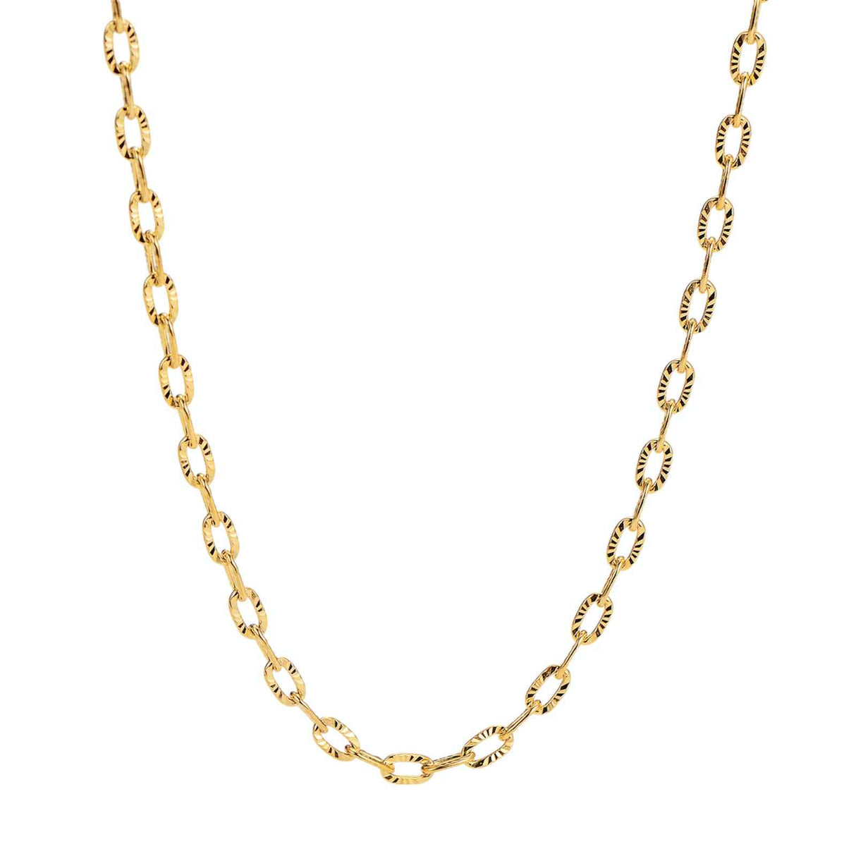 Collier Cléo or - Acier inoxydable