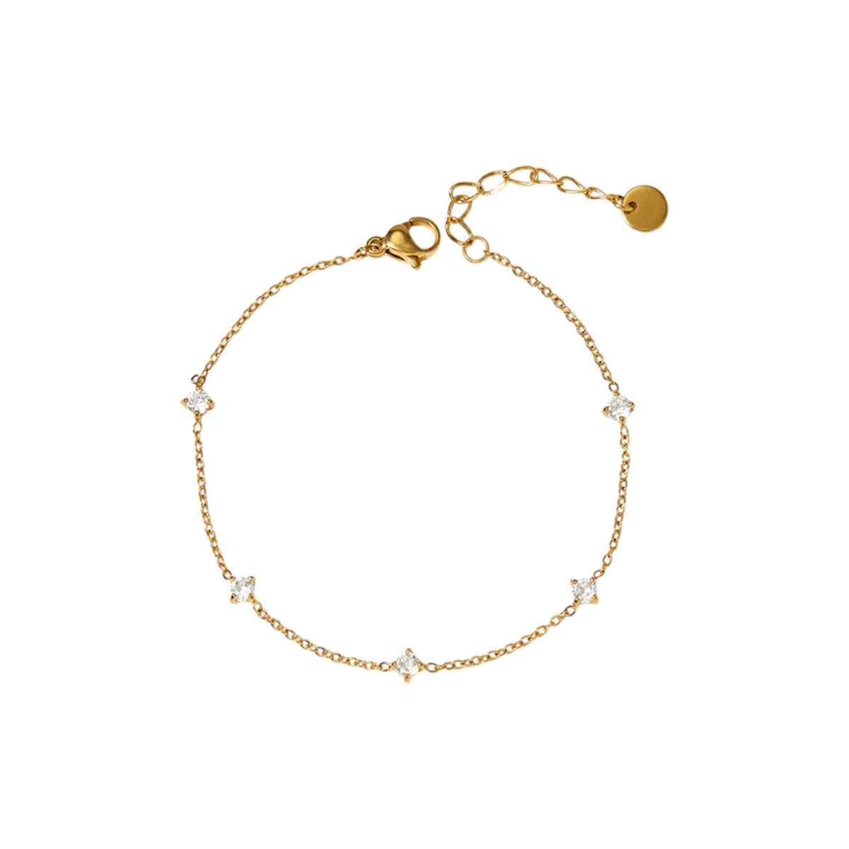 Chaîne de cheville Merveille or - Acier inoxydable