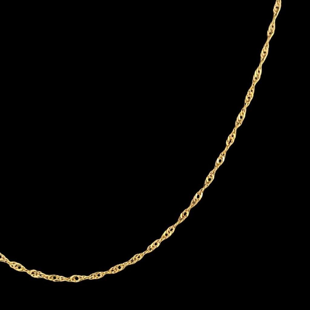 Chaîne Singapour 1,5mm - Or 10K - Bijouterie St-Lawrence S.E.N.C.