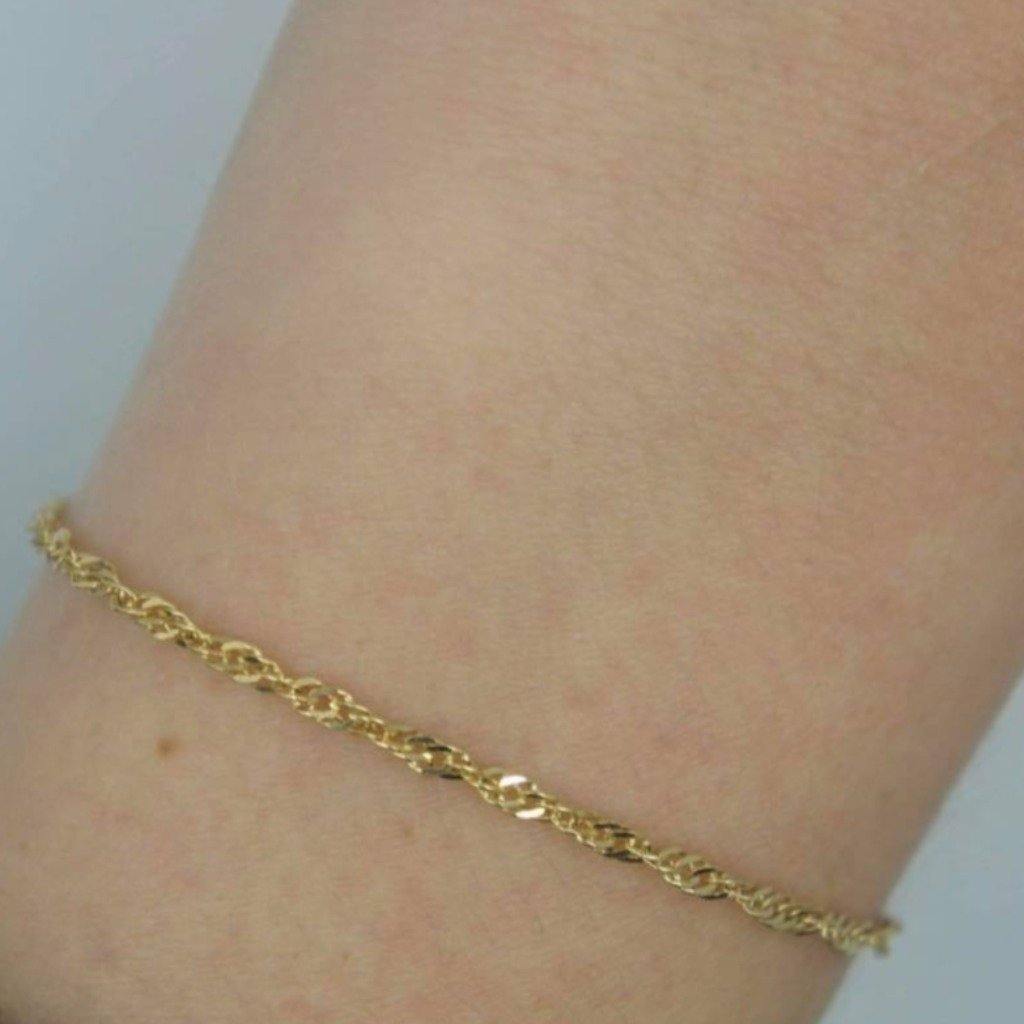 Bracelet Singapour 2,5mm - Or 10K - Bijouterie St-Lawrence S.E.N.C.