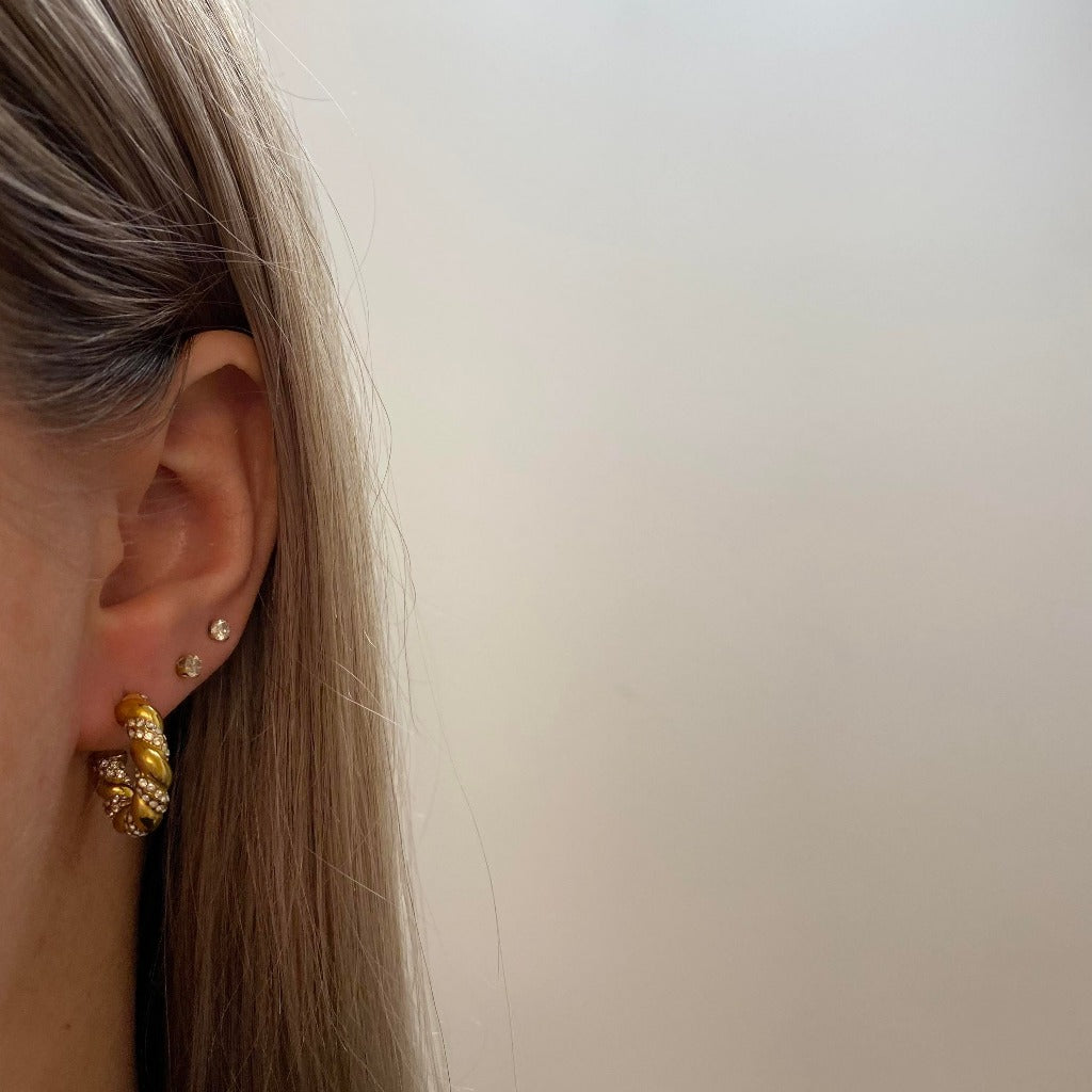 Anneaux twistés ouverts - Acier inoxydable