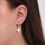 Boucle d’oreille Opaline - Argent