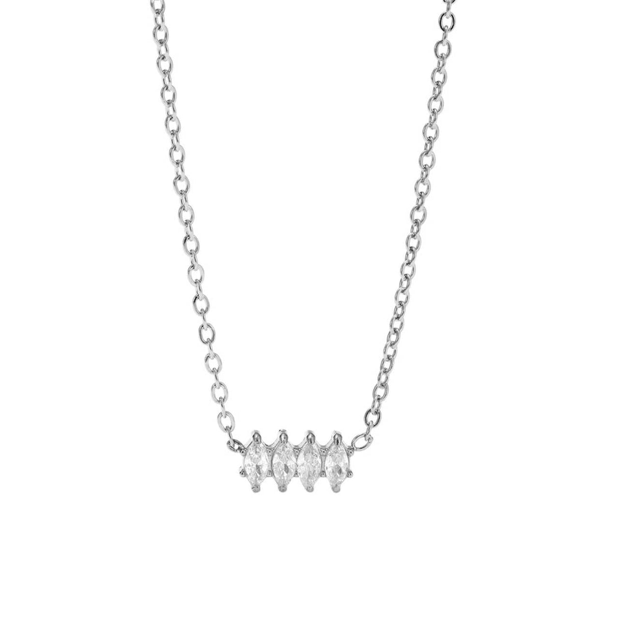 Collier Floréa argent - Acier inoxydable