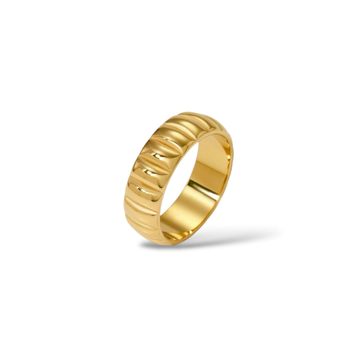 Bague Sublime or - Acier inoxydable