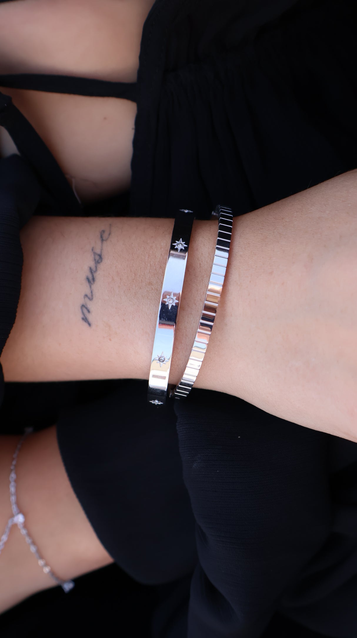 Bracelet bangle Célia - Argent
