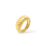 Bague Soléa or - Acier inoxydable