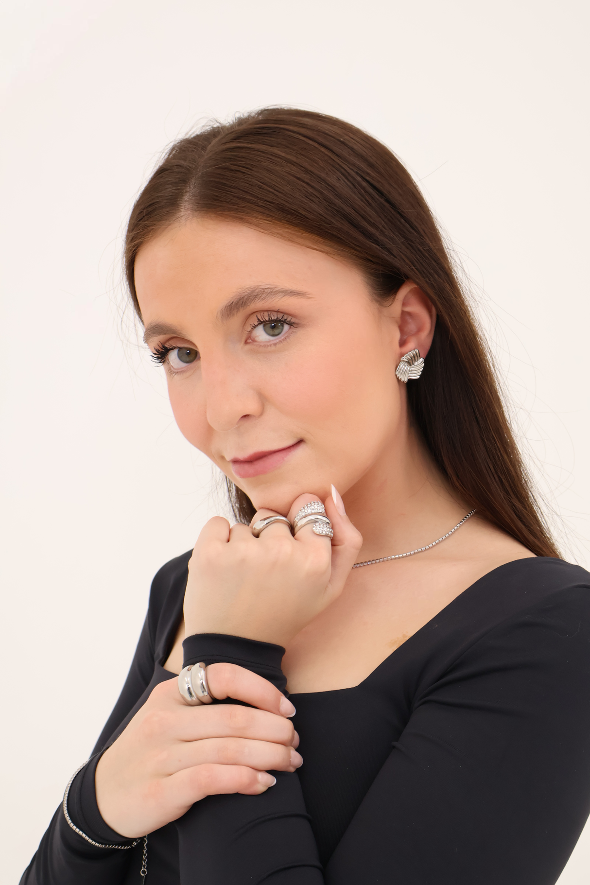 Bague Orella argent - Acier inoxydable