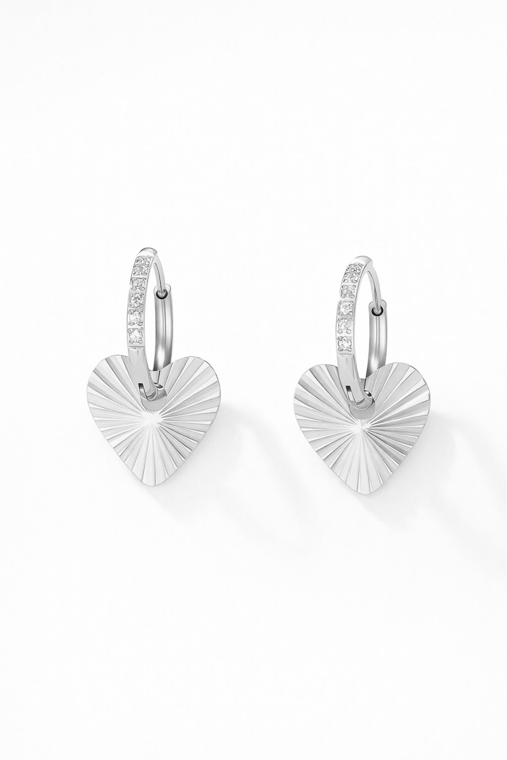 Boucles d’oreilles Coeur éternel - Argent