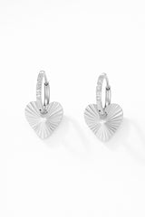 Boucles d’oreilles Coeur éternel - Argent