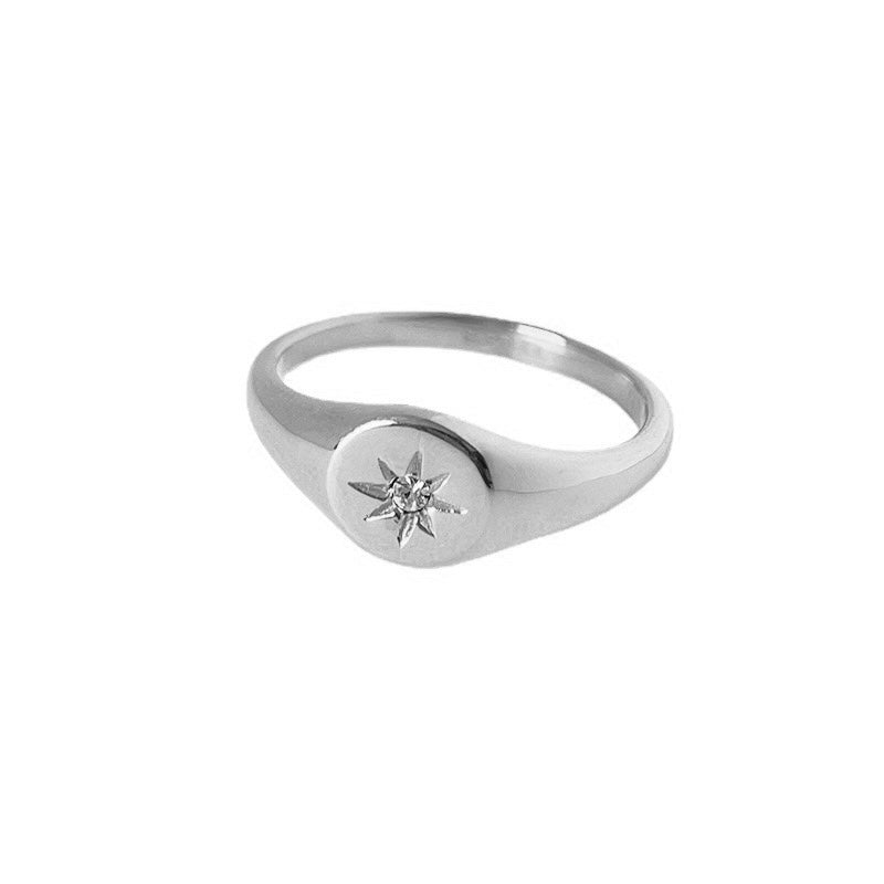 Bague Céleste argent - Acier inoxydable