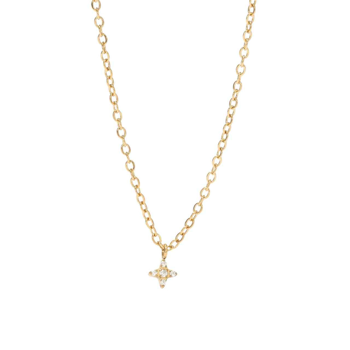 Collier Mini étoile or - Acier inoxydable