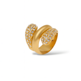 Bague Arielle or - Acier inoxydable