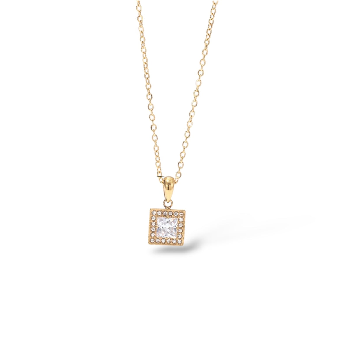 Collier Élixir or - Acier inoxydable