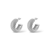 Boucles d’oreilles Mira argent - Acier inoxydable