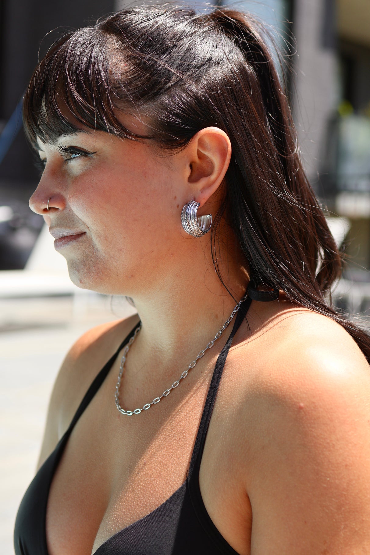 Collier Cléo argent - Acier inoxydable