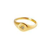 Bague Céleste or - Acier inoxydable