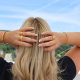 Bracelet Éloria or - Acier inoxydable