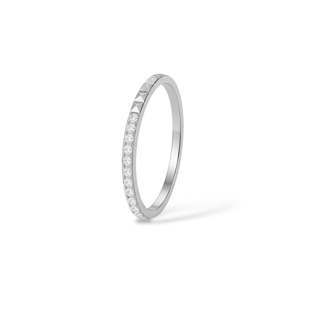Bague Halo - Argent