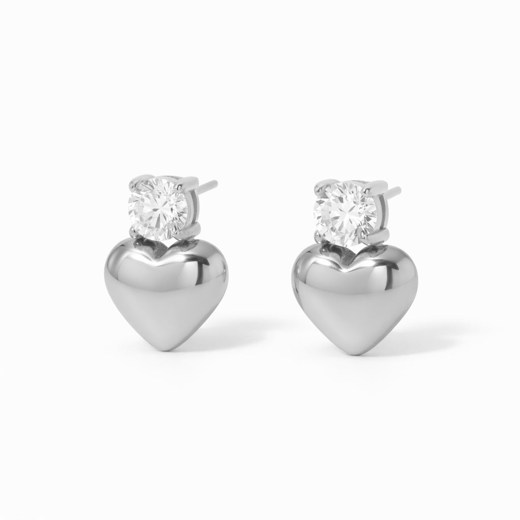 Boucles d’oreilles Élégance - Argent