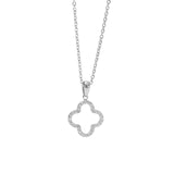 Collier Trèfle 2.0 argent - Acier inoxydable
