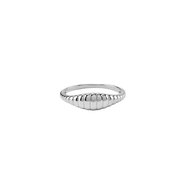 Bague Classique argent - Acier inoxydable