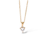 Collier Lueur coeur or - Acier inoxydable