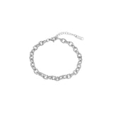 Bracelet Ambre argent - Acier inoxydable