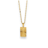 Collier Médaillon - Acier inoxydable