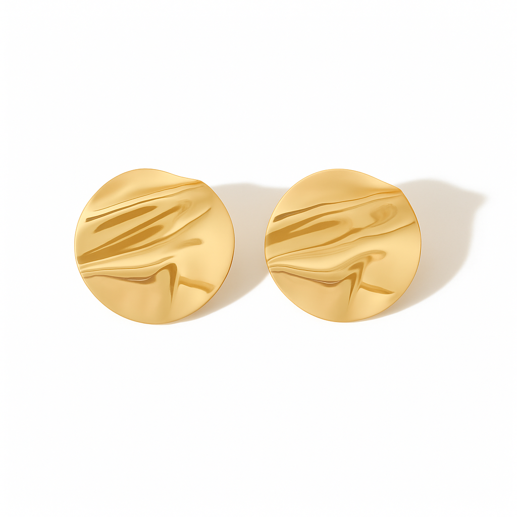 Boucles d’oreilles Mistral or - Acier inoxydable
