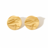 Boucles d’oreilles Mistral or - Acier inoxydable