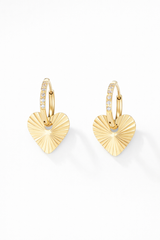 Boucles d’oreilles Coeur éternel - Or