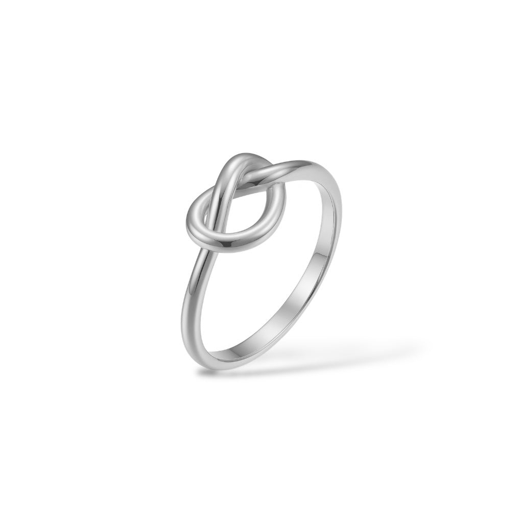 Bague Boucle argent - Acier inoxydable