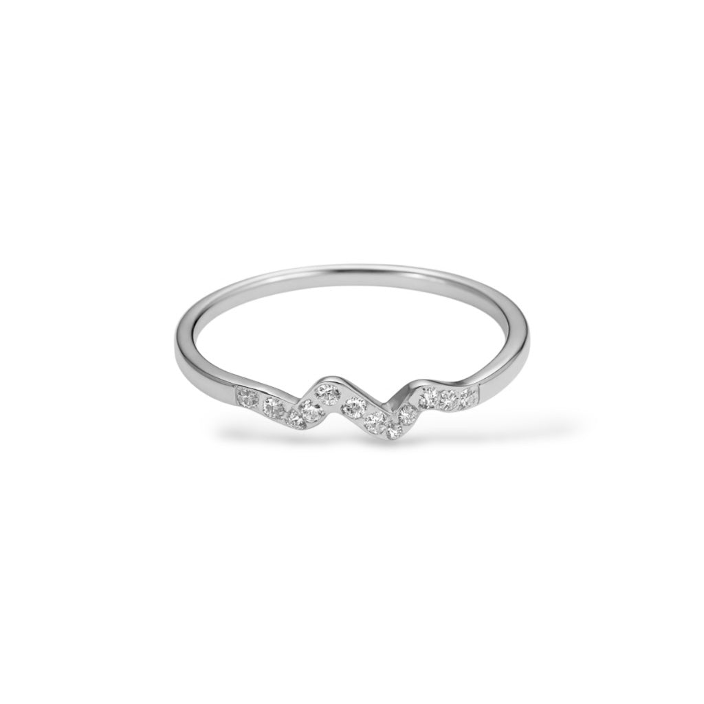 Bague Éclair argent - Acier inoxydable
