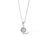 Collier Flocon argent - Acier inoxydable