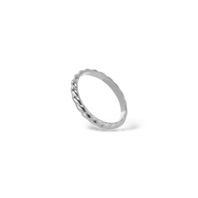 Bague Délicate argent - Acier inoxydable