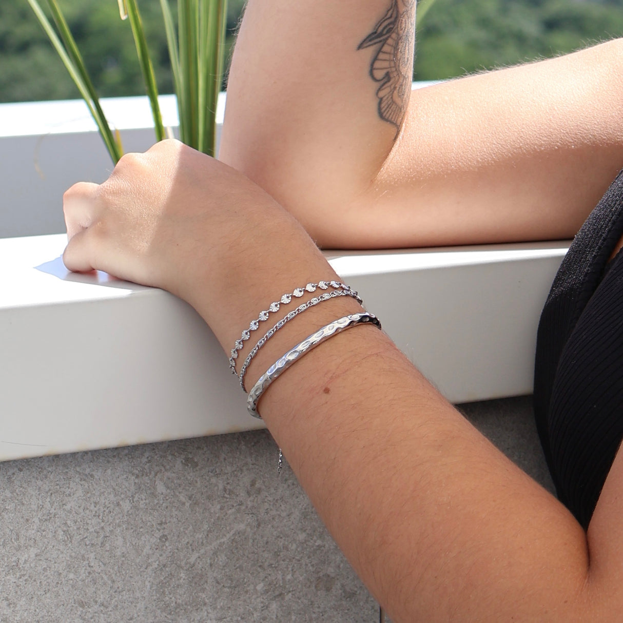 Bracelet Éclat mini argent - Acier inoxydable