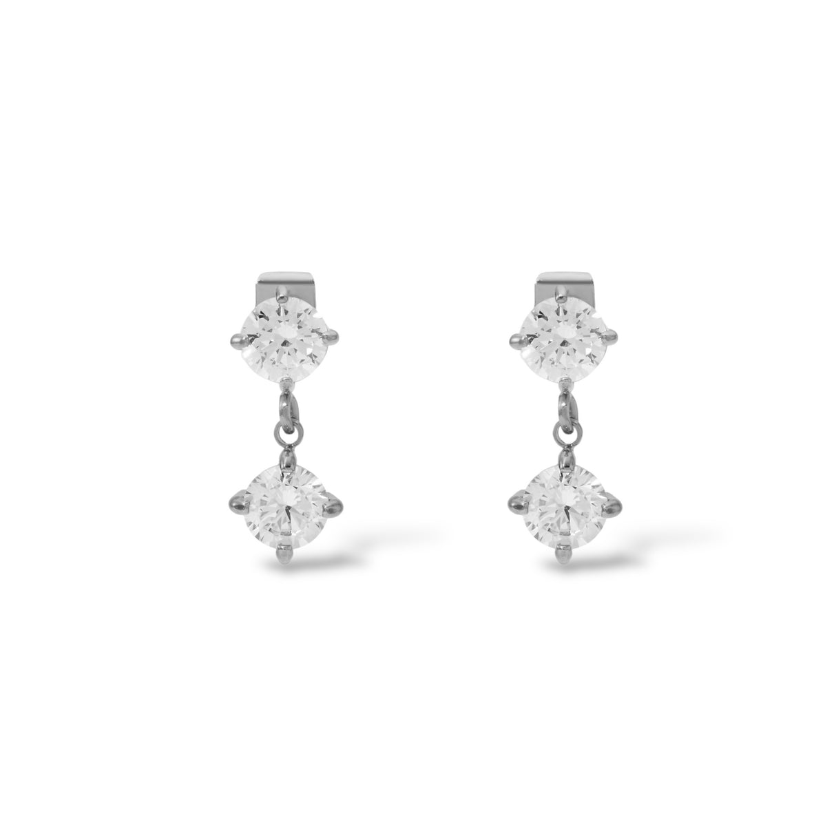 Boucles d’oreilles Éclat argent - Acier inoxydable
