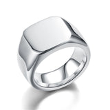 Bague Atlas argent - Acier inoxydable