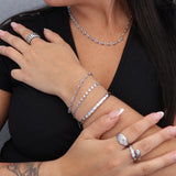 Collier Athéna argent - Acier inoxydable