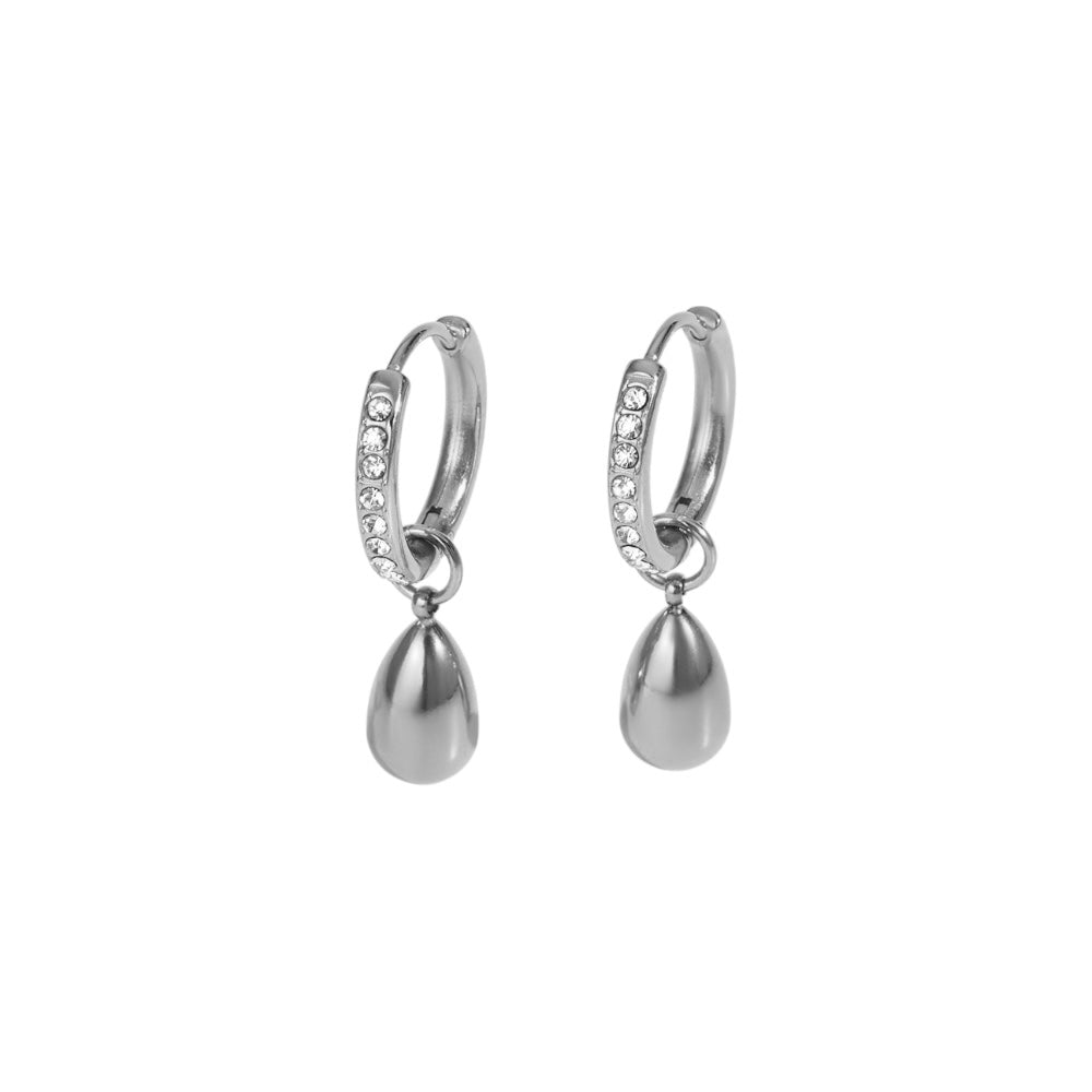 Boucles d’oreilles Élixir argent - Acier inoxydable