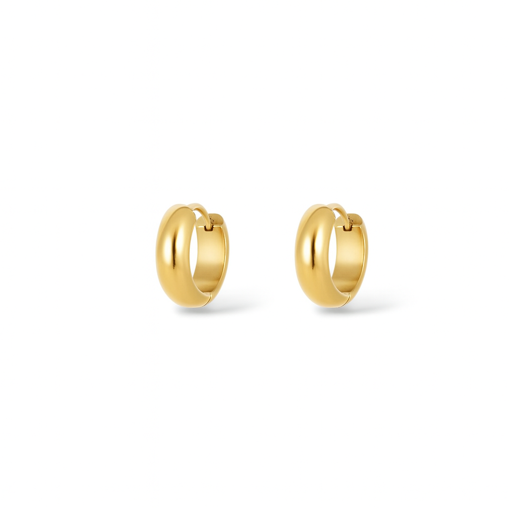 Boucles d’oreilles Huggies or - Acier inoxydable